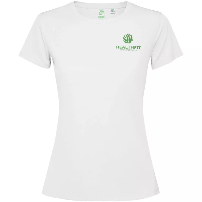 Estoril damska koszulka z krótkim rękawem - Biały (R04311Z2)