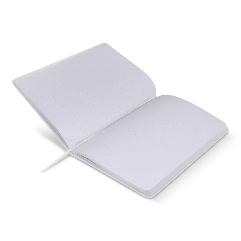 Notatnik A5 z kartkami w kropki FSC - biały (LT92064-N0001)