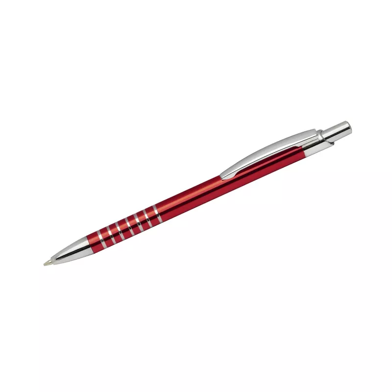 Długopis reklamowy metalowy RING - czerwony (19452-04)