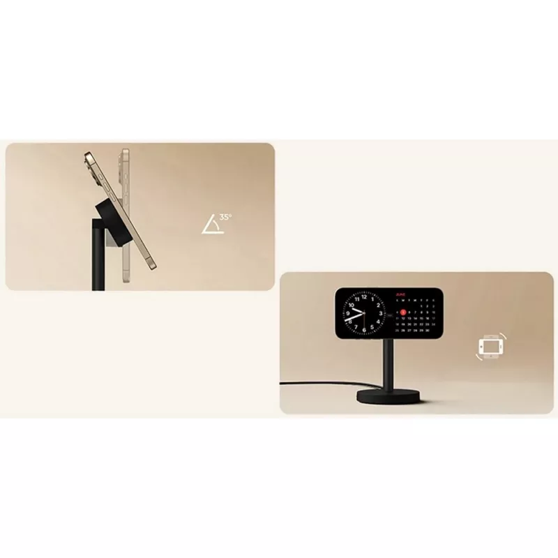 Magnetyczna ładowarka bezprzewodowa 25W Aukey - czarny (VAM16-03)