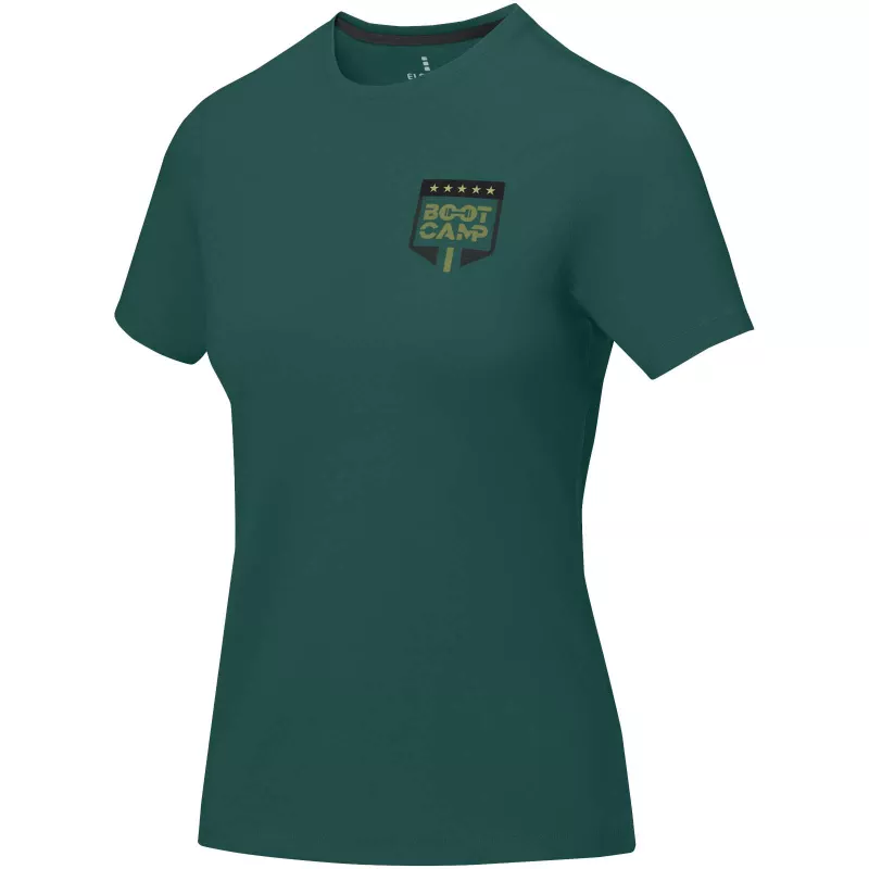 Damski t-shirt Nanaimo z krótkim rękawem - Forest Green2 (38012-FOREST2)