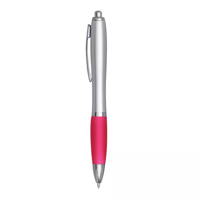 Długopis - magenta, srebrny (56-1102004)