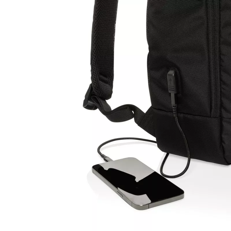 Plecak na laptopa 15,6" Swiss Peak AWARE™ RPET - czarny (P763.101)
