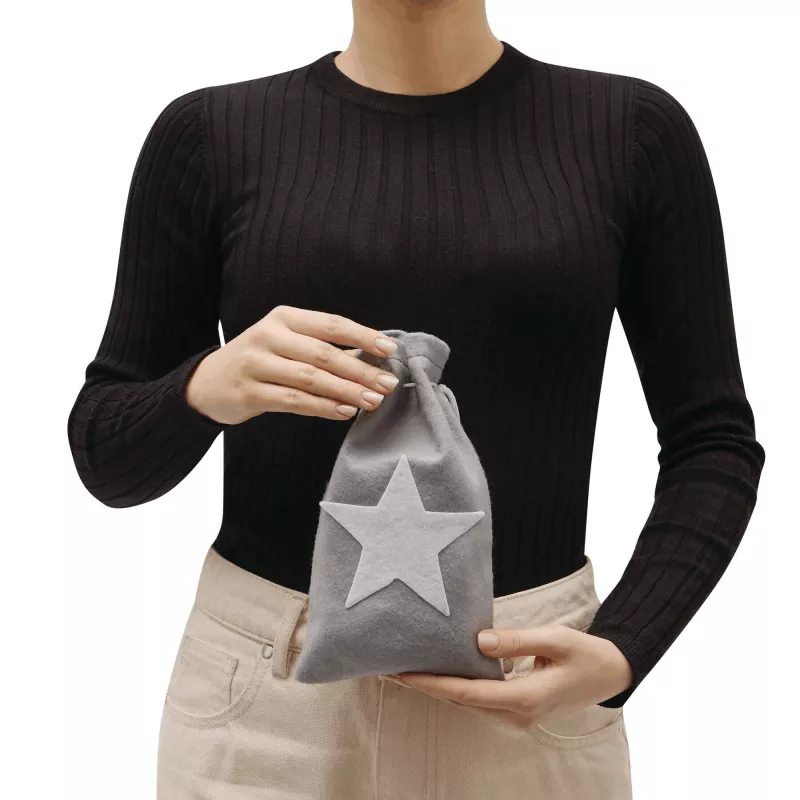 Woreczek filcowy - szary (56-0902356)