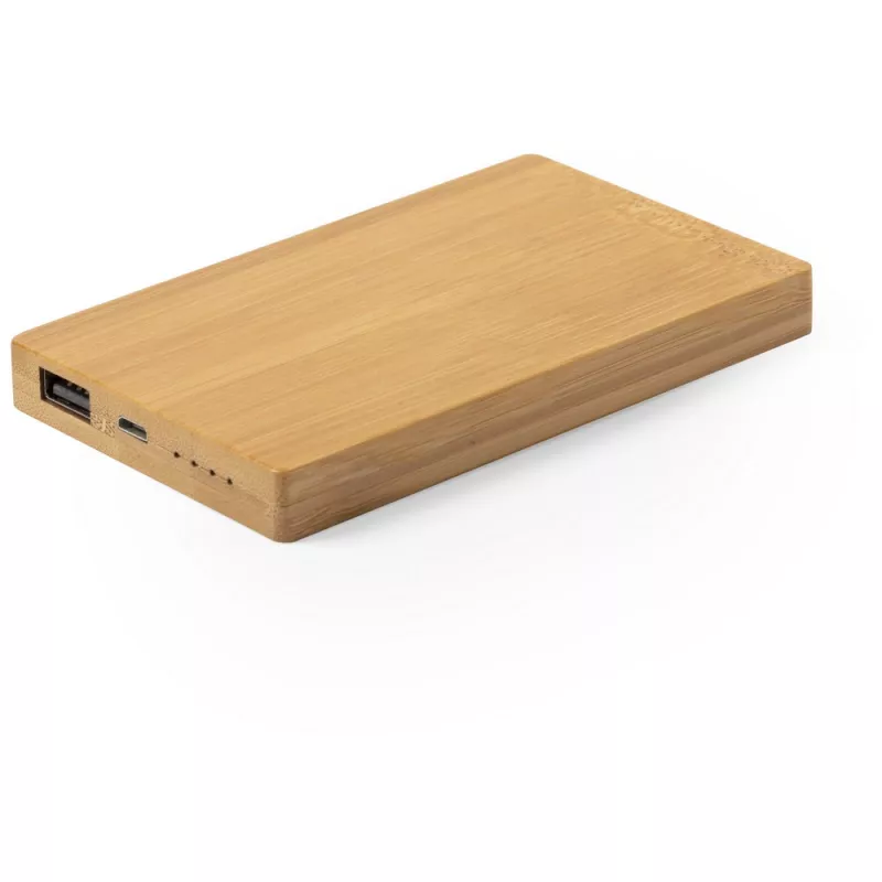 Bambusowy power bank 5000 mAh - brązowy (V0355-16)