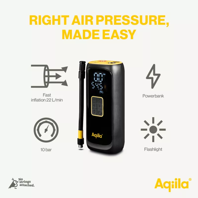 Przenośna sprężarka Aqiila Airbird C4 - czarny (LT45204-N0002)