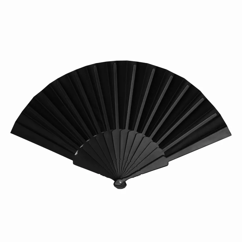 Składany wachlarz - czarny (56-0906040)