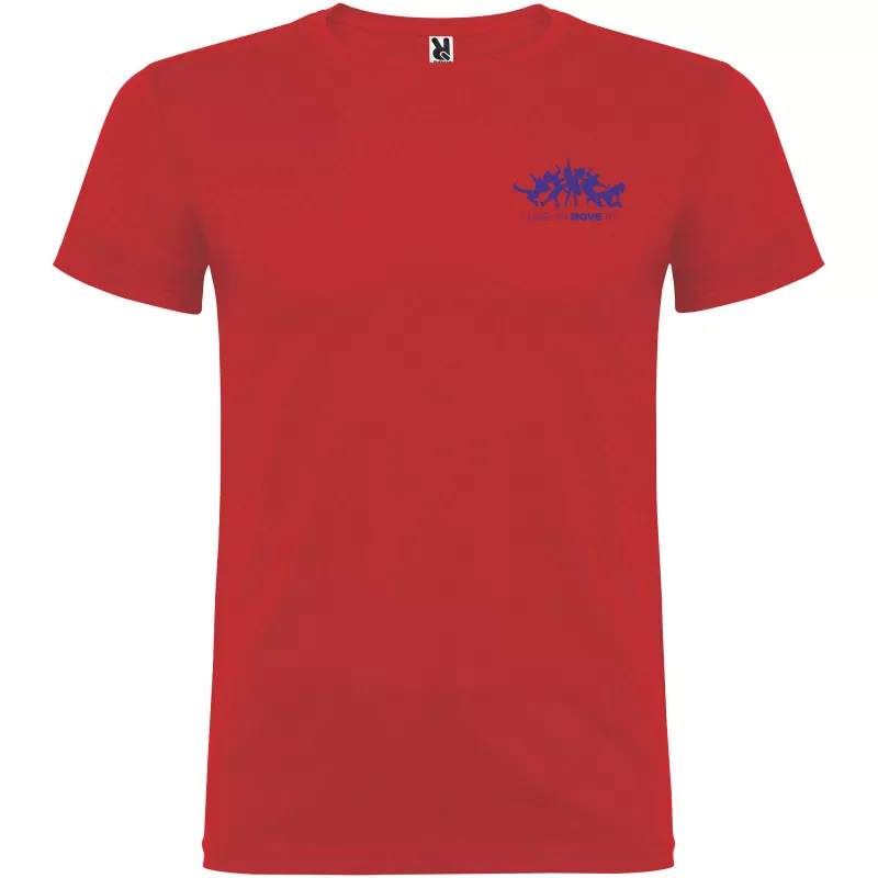 Koszulka T-shirt męska bawełniana 155 g/m² Roly Beagle - Czerwony (R6554-RED)