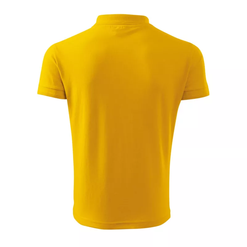 Męska koszulka polo 200 g/m² PIQUE  POLO 203 - Żółty (ADLER203-żółTY)
