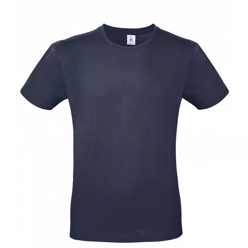 Koszulka reklamowa 145 g/m² B&C #E150 - Navy Blue (006) (TU01T/E150-NAVY BLUE)