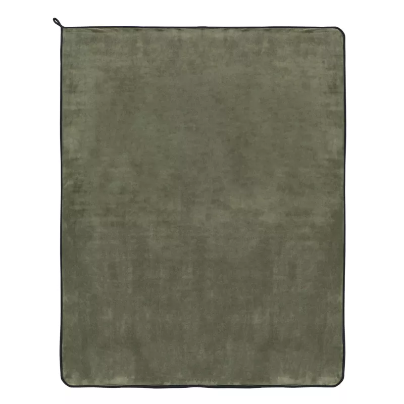 Dwuwarstwowy koc coral fleece 120 × 150 cm (500 g/m²) sublimacja - Dried Green (LT97216-N0049)