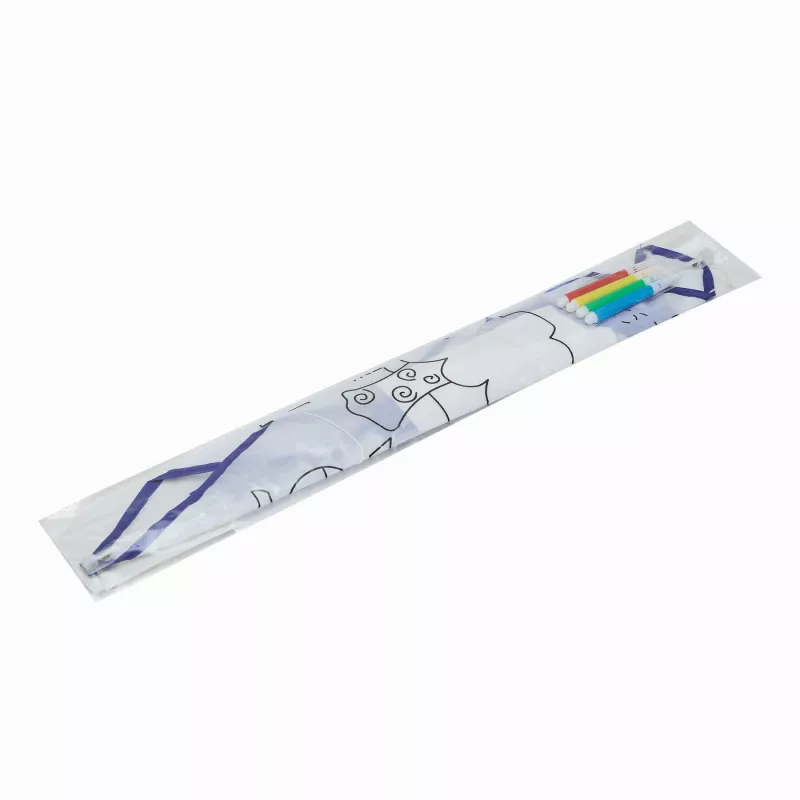 Latawiec do kolorowania - biały, niebieski (56-0606009)