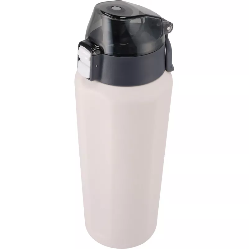 Butelka termiczna stalowa z recyklingu PUENTE ALTO MoLu 600 ml - biały (481506)