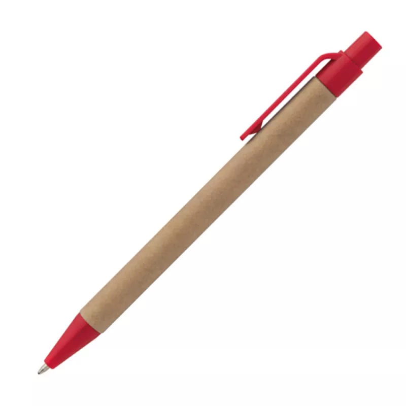 Długopis tekturowy - czerwony (1039705)