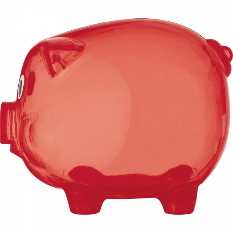 Skarbonka świnka TRUDY - czerwony (5623505)