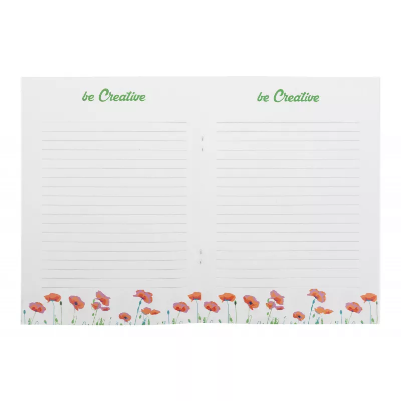 CreaNote Plus A5 Seed niestandardowy notatnik z papieru nasiennego - biały (AP716882)