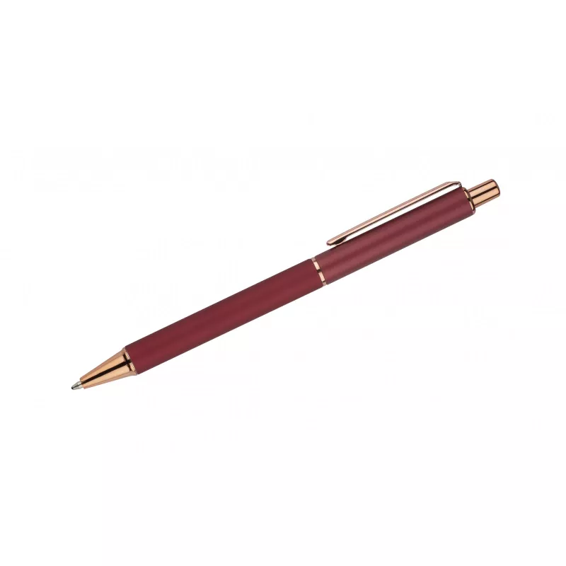 Długopis metalowy VERNO - bordowy (19698-11)
