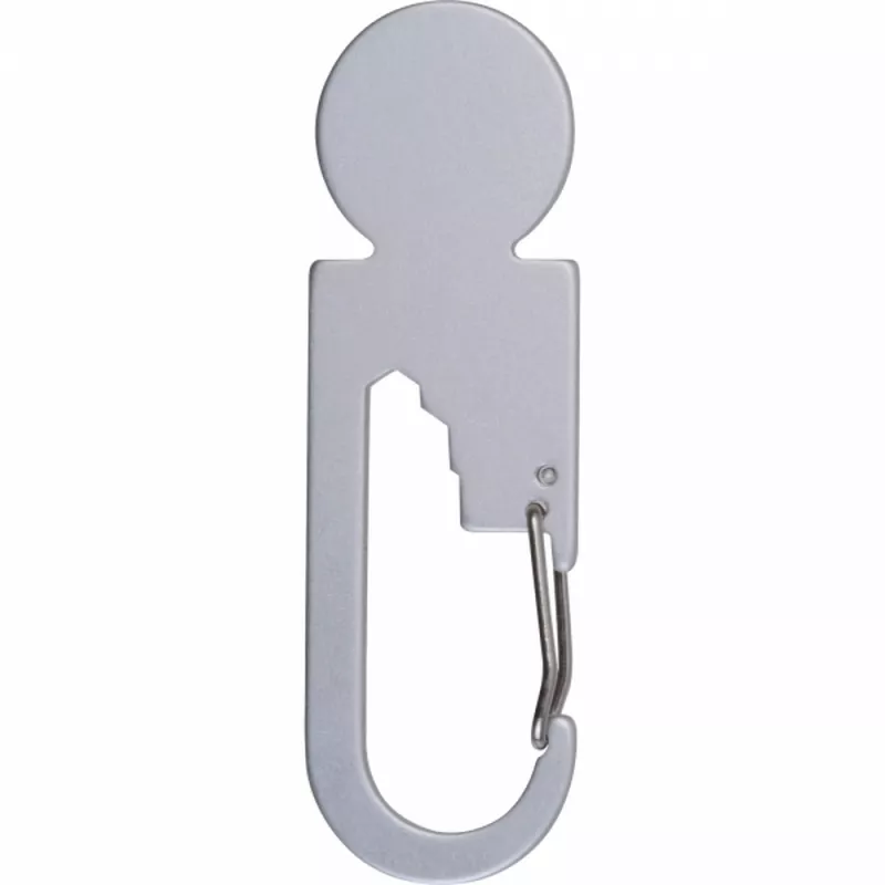 Narzędzie wielofunkcyjne z żetonem do wózka GIBRALTAR - szary (535707)