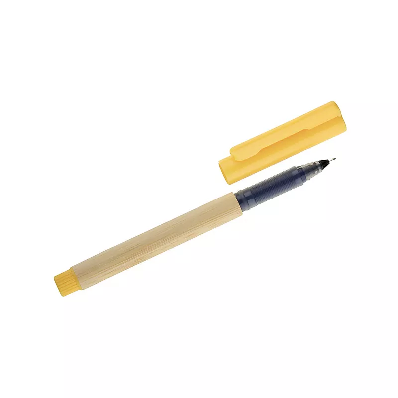 Długopis bambusowy TUFI - żółty (19202-12)