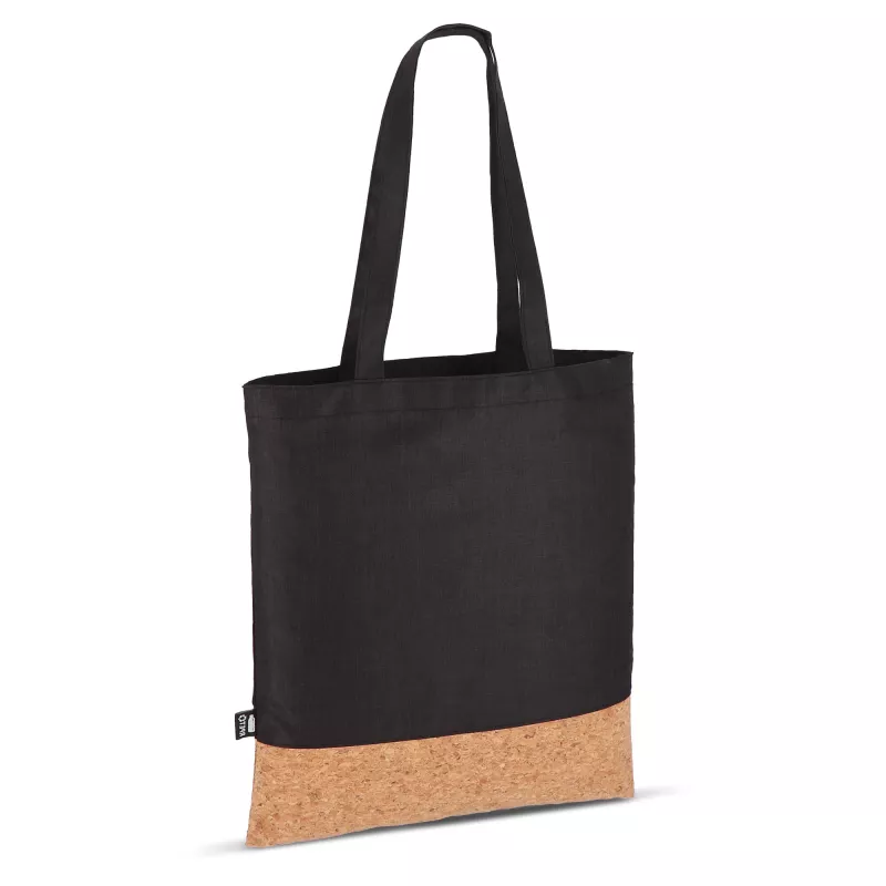 Torba transportowa R-PET i korek 35 x 40 cm - czarny (LT91393-N0002)