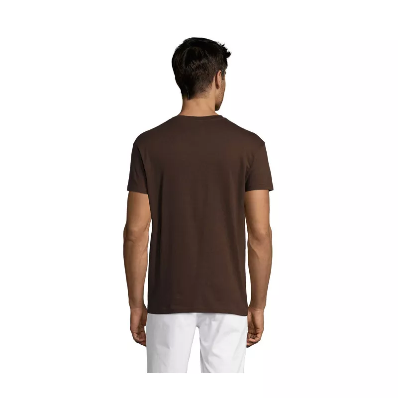 Koszulka unisex bawełniana 150 g/m² Sol's REGENT - Chocolate (S11380-CH)