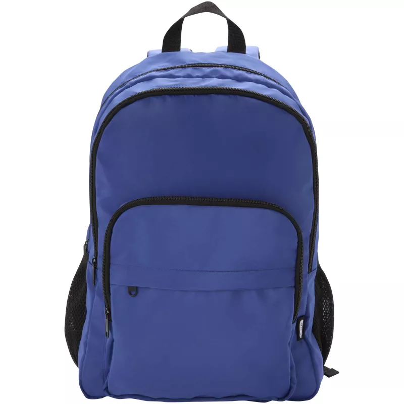 Trend Plus plecak na laptopa o przekątnej 15-cali o pojemności 20 l wykonany z materiałów z recyklingu z certyfikatem GRS - Błękit królewski (13008653)