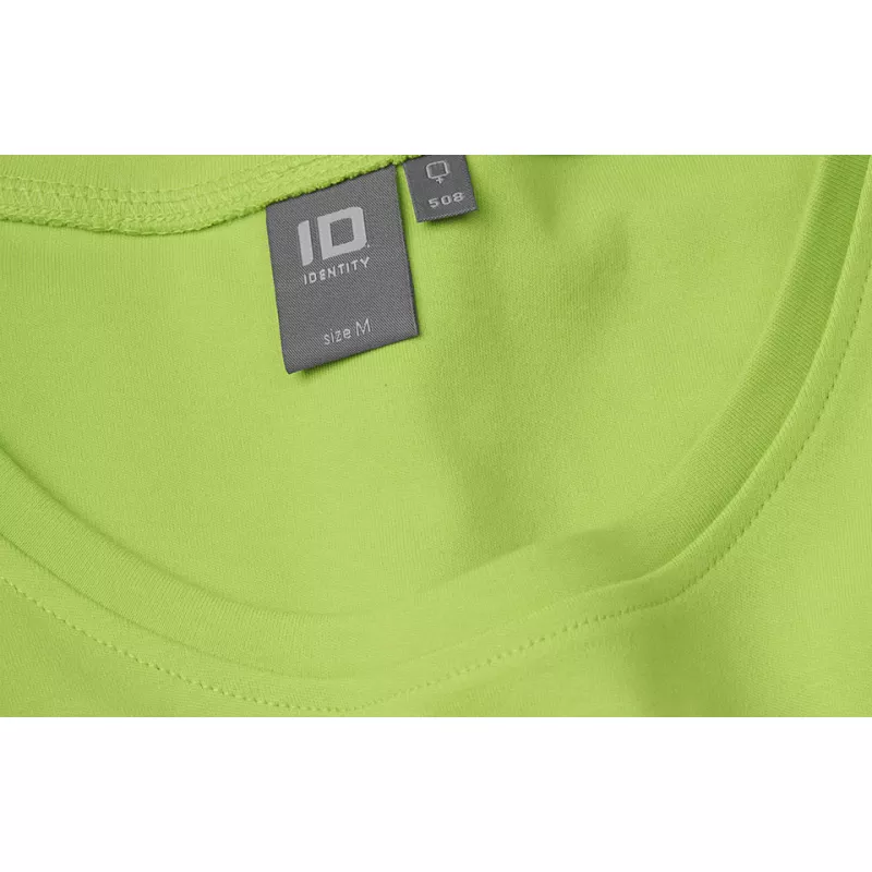 Koszulka bawełniana damska 210 g/m² ID Interlock 0508 - Lime (508-LIME)