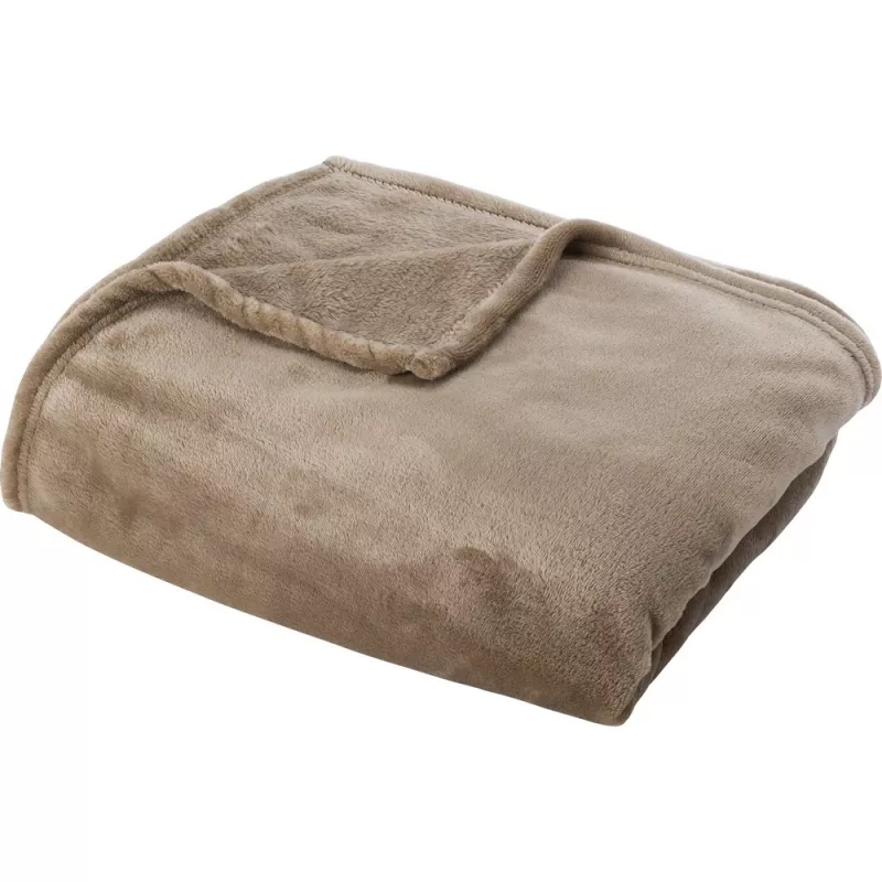 Koc polarowy 120 x 150 cm - khaki (V1216-25)