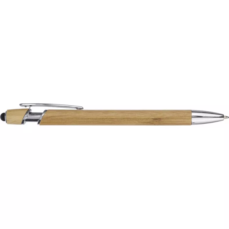Bambusowy długopis, touch pen - czarny (VA442-03)