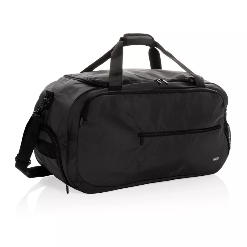Torba sportowa, podróżna Swiss Peak AWARE™ RPET - czarny (P707.151)