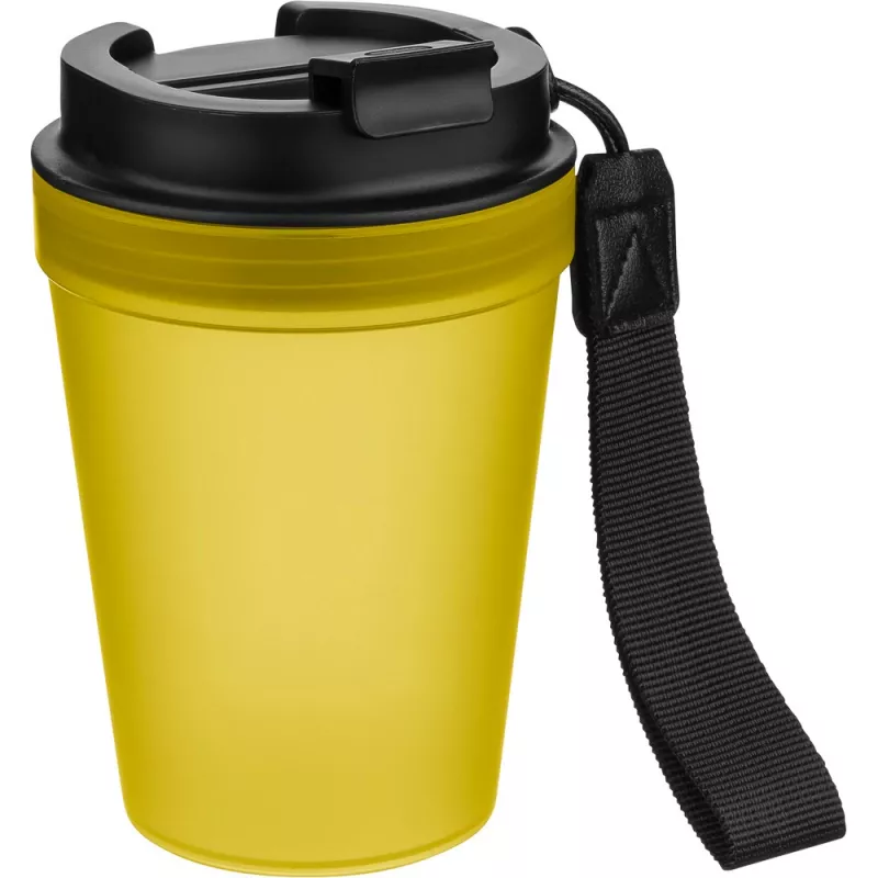 Kubek podróżny 350 ml - żółty (VB287-08)