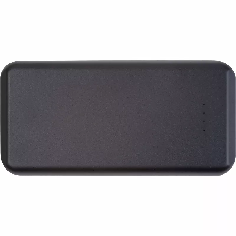 Power bank z ABS z recyklingu 10000 mAh PRESTON - czarny (3549403)