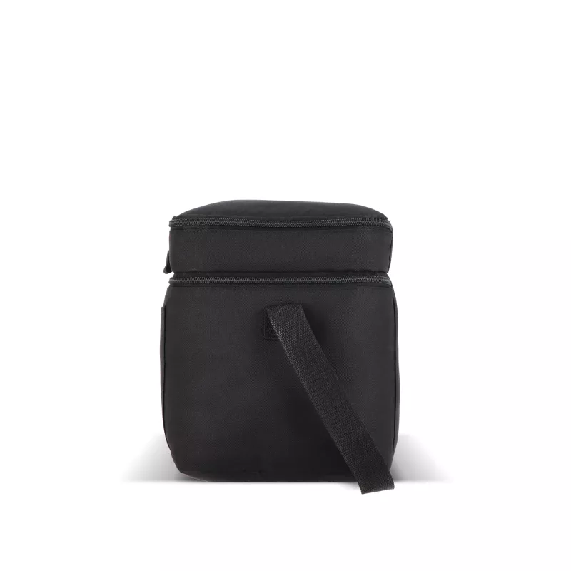 Torba termoizolacyjna R-PET 600D z podwójną komorą 30 x 20 x 25 cm 15 l - czarny (LT95389-N0002)