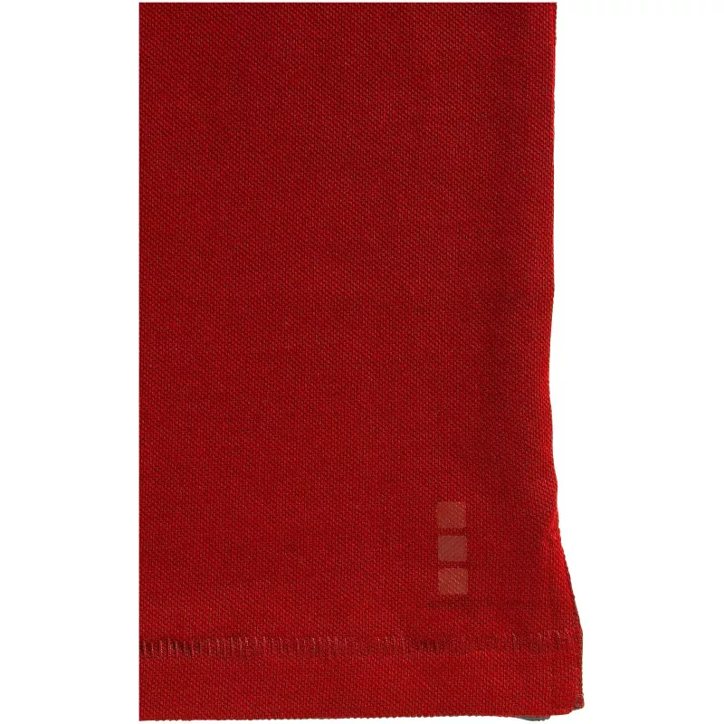 Damskie polo Oakville z długim rękawem - Czerwony (38087-RED)