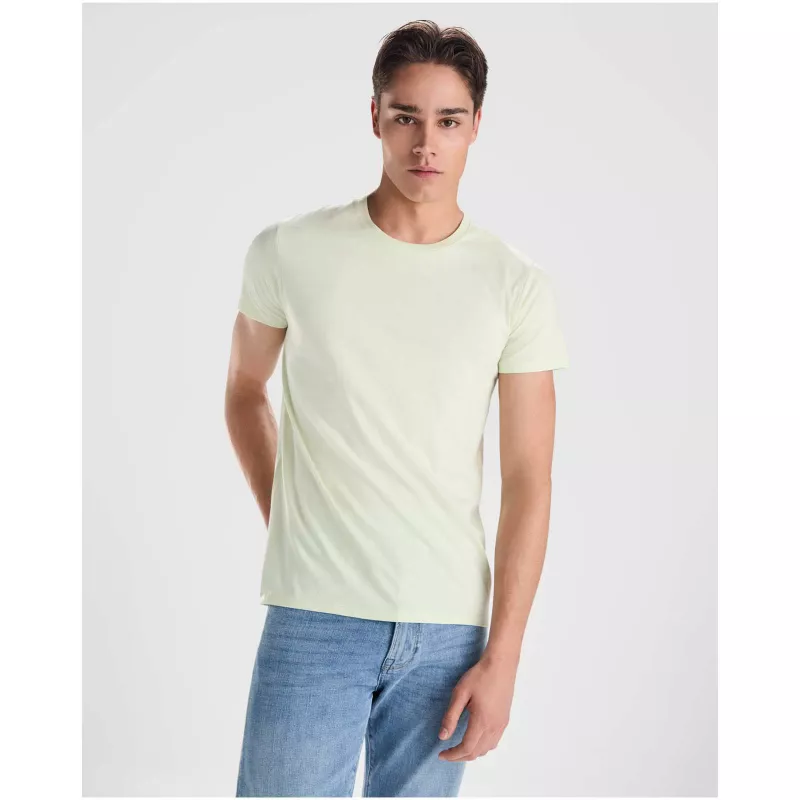 Koszulka T-shirt męska bawełniana 175 g/m² Roly Breda - Calm Blue (R6698-CALMBL)