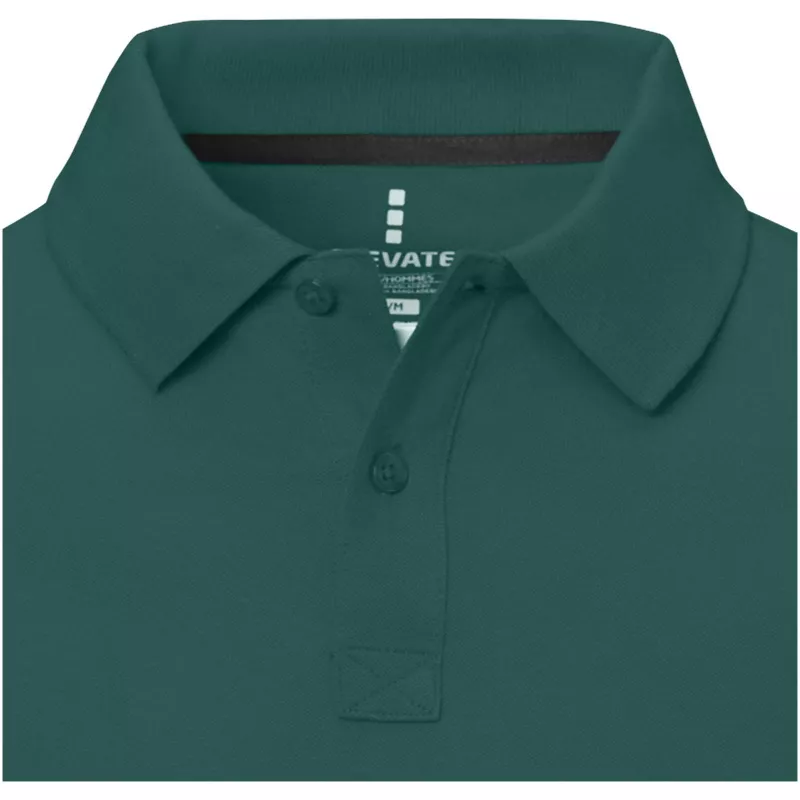 Męskie polo Calgary z krótkim rękawem - Forest Green2 (38080-FOREST2)