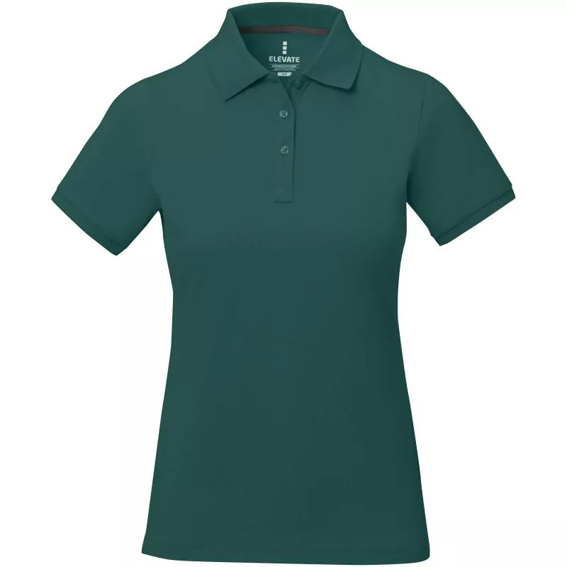 Damskie polo Calgary z krótkim rękawem - Forest Green2 (38081-FOREST2)