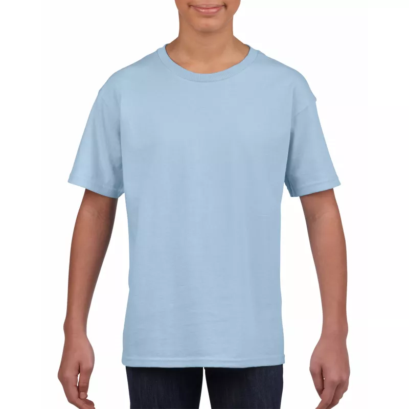 Koszulka bawełniana 150 g/m² Gildan SoftStyle™ - DZIECIĘCA - Light Blue  (64000B-LIGHT BLUE)