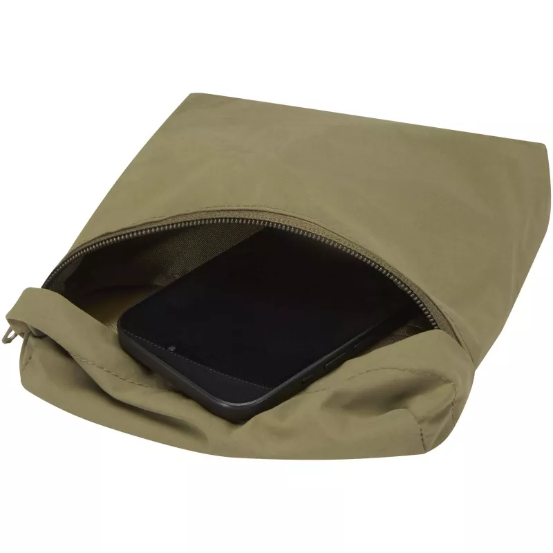Arca - torba typu crossbody (przewieszana na ukos), wykonana z recyklingowanego poliamidu z cetyfikatem GRS - Leśny zielony (12081164)