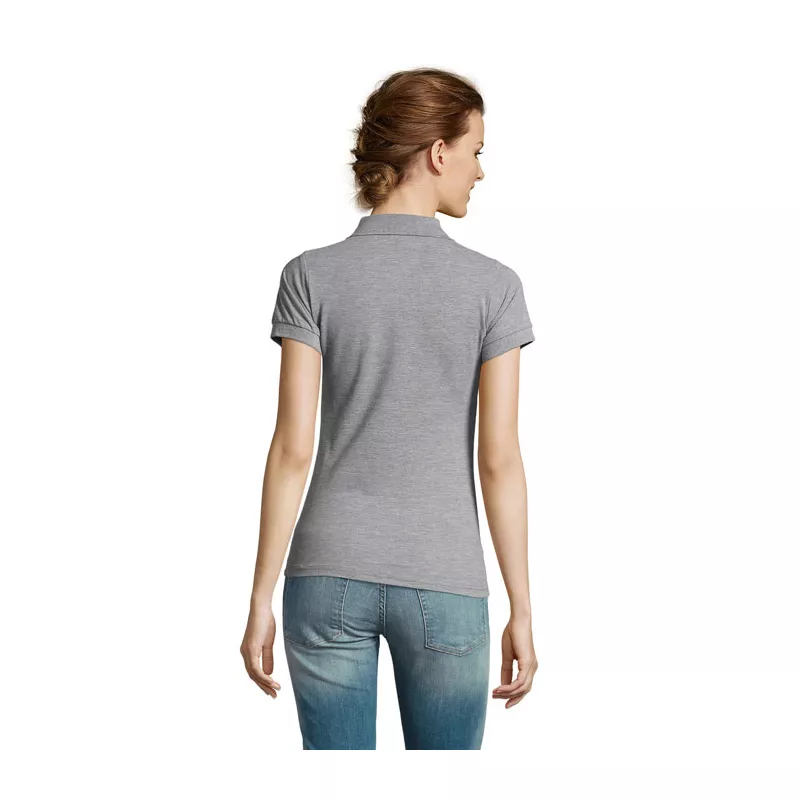 Koszulka polo damska 200 g/m² Sol's PRIME WOMEN - Szary Melanż 2 (S00573-GY)