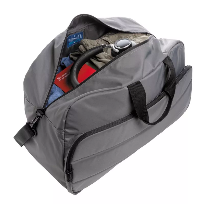 Torba podróżna, sportowa Impact AWARE™ RPET - szary (P762.022)