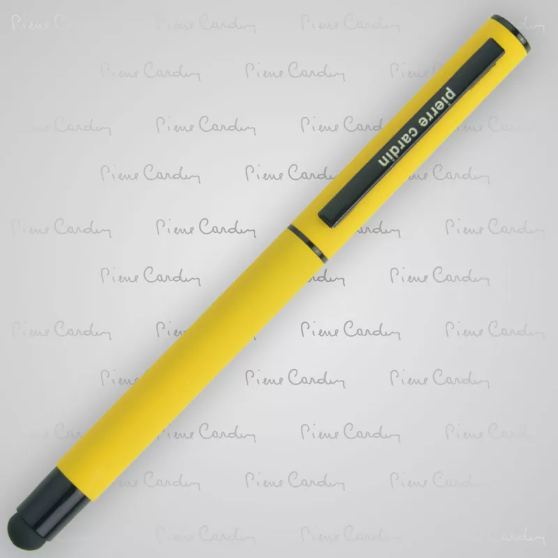 Pióro kulkowe touch pen, soft touch CELEBRATION Pierre Cardin - żółty (B0300600IP308)