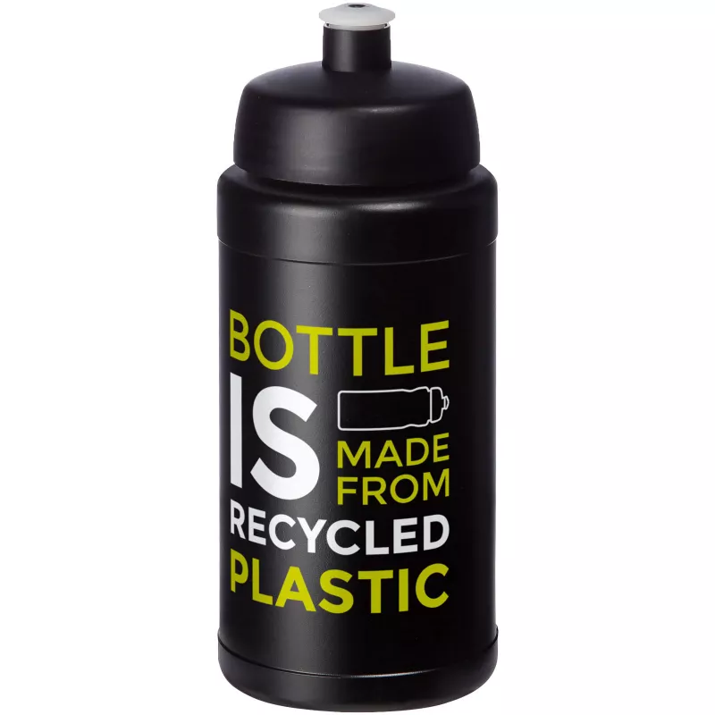 Baseline 500 ml butelka sportowa z recyklingu - Czarny (21044490)