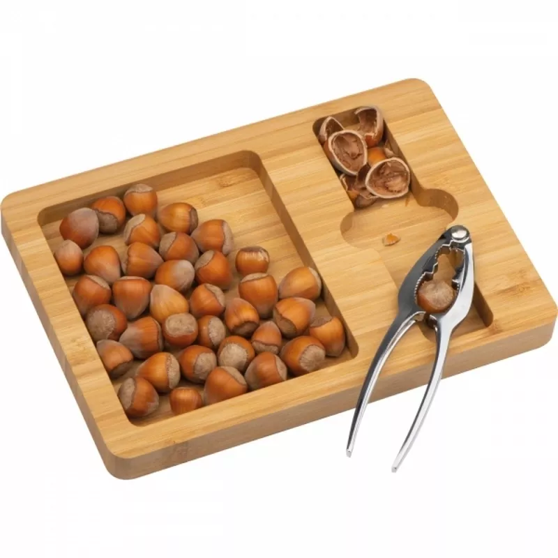 Dziadek do orzechów z tacą VIENNA - beżowy (266013)