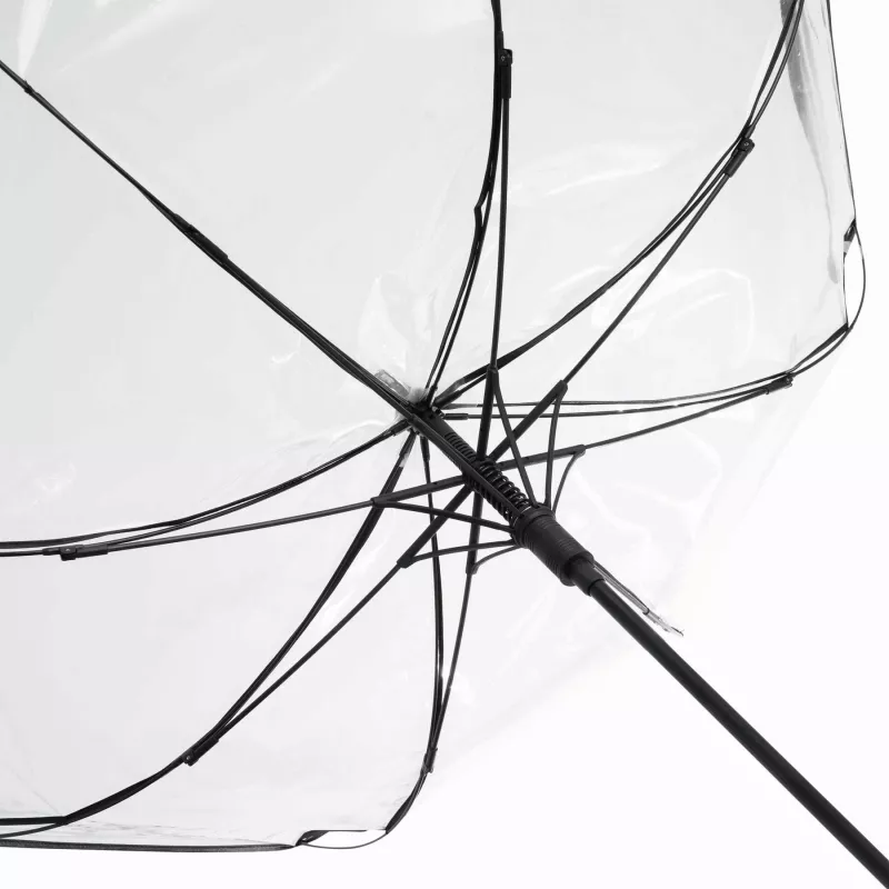 Automatyczny parasol - czarny, transparentny (56-0103401)