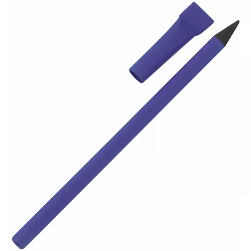 Wieczny ołówek z papieru z zatyczką - niebieski (1364804)