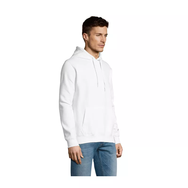 Bluza unisex z kapturem 320 g/m² Sol's SLAM - Bialy (S13251-WH)