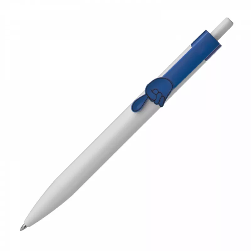 Długopis plastikowy CrisMa Smile Hand - niebieski (1444304)