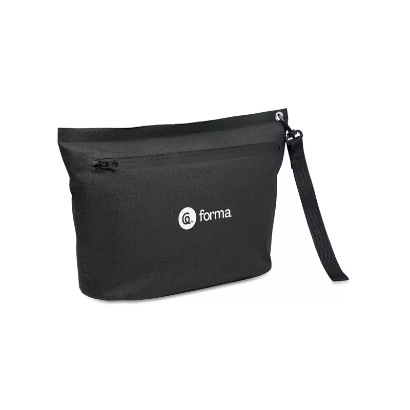 Saszetka wodoodporna na dokumenty z RPET BRENNA POUCH - Czarny (MO2754-03)