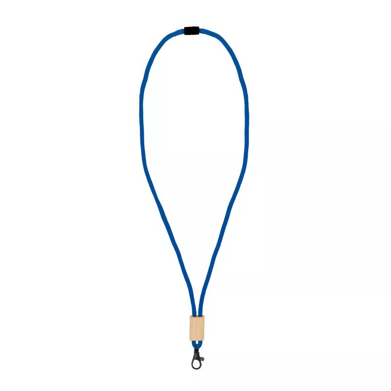 Paracord R-PET lanyard - niebieski (LT95306-N0011)